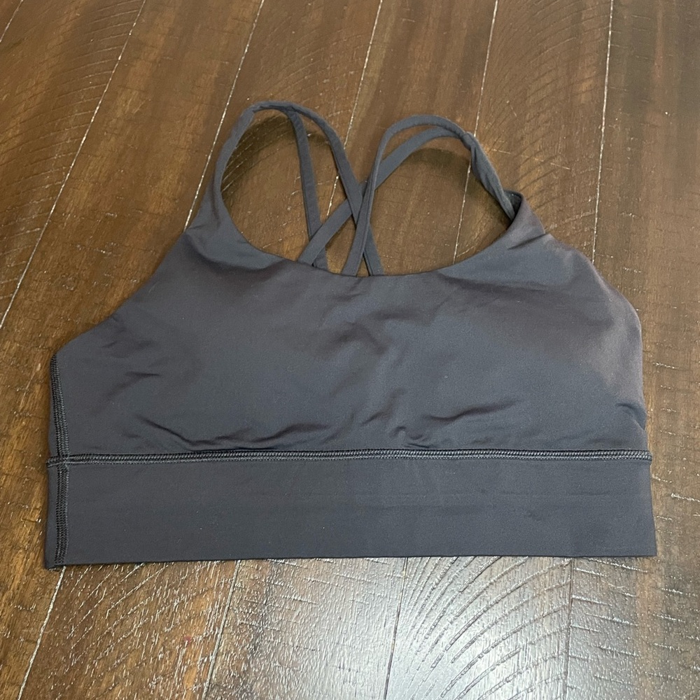 Black Energy Sports Bra